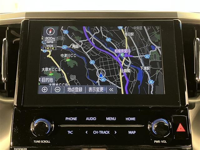 アルファード 2.5S タイプゴールドII ドライブレコーダ LEDランプ Bカメラ スマートキ AC100V フルセグTV 盗難防止システム ワンオーナー ダブルエアコン 助手席エアバッグ ETC DVD 記録簿 オートクルーズ 3列シート(7枚目)