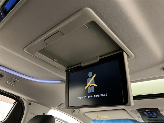 アルファード ２．５Ｓ　Ｃパッケージ　両電動ドア　Ｂモニタ　地デジ　１オーナー　エアロ　定期点検記録簿　ＤＶＤ再生可能　パノラマルーフ　リアオートエアコン　ナビテレビ　横滑り防止　クルコン　ＡＣ１００Ｖ電源　セキュリティ　ＥＴＣ車載器（12枚目）