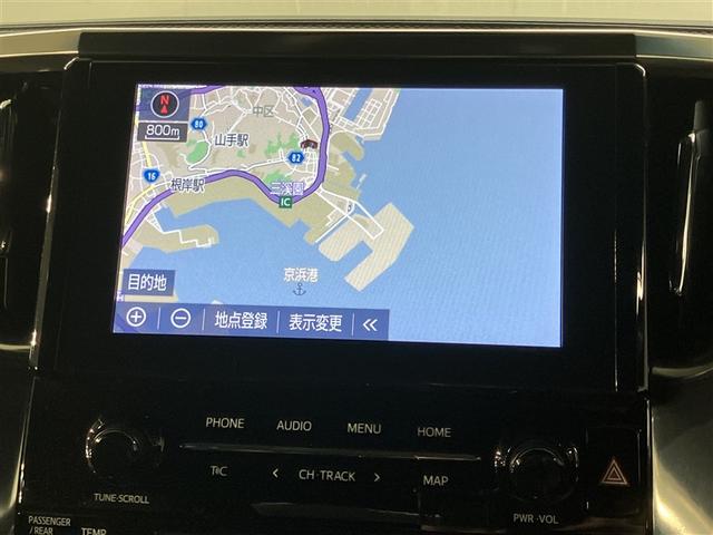 ヴェルファイア 2.5Z ゴールデンアイズ ETC付き 地デジ サンルーフ 1オーナー DVD Bカメラ 両側自動ドア Dレコ AC100V オートクルーズ メモリーナビ LEDヘッドランプ アルミ 3列シート ミュージックプレイヤー接続可(6枚目)