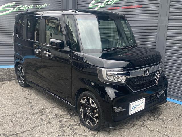 N-BOXカスタム G・EXターボホンダセンシング 純正ナビ バックカメラ 地デジTV 両側パワースライドドア(4枚目)
