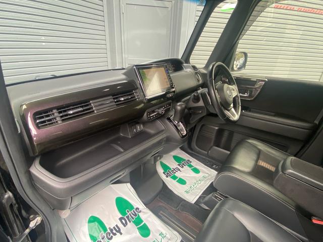 N-BOXカスタム G・EXターボホンダセンシング 純正ナビ バックカメラ 地デジTV 両側パワースライドドア(29枚目)