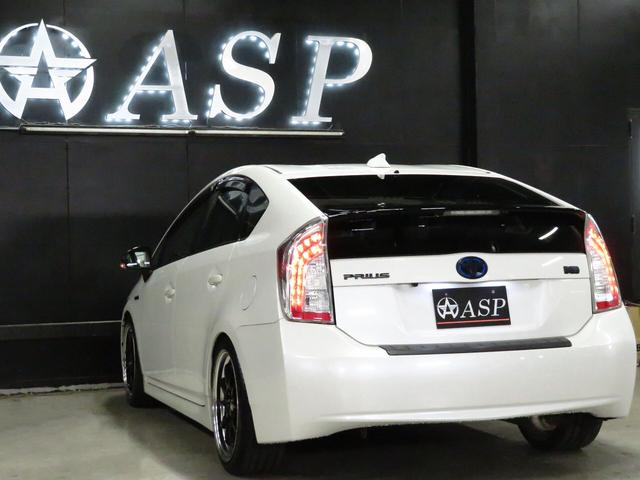 S 後期型 ケンウッドSDナビ SSR18インチAW フルタップ車高調 US仕様ヘッドライト/テールレンズ 黒革調シートカバー ウィンカーミラー Bluetooth接続 地デジTV Bカメラ スマートキー(19枚目)