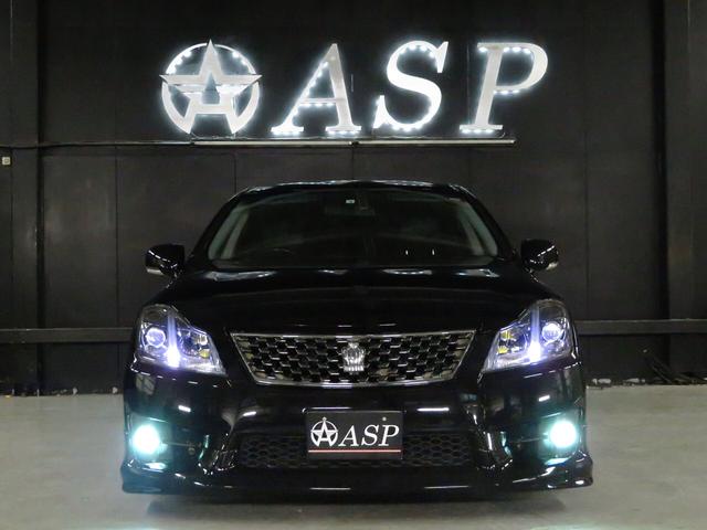 アスリート スペシャルナビパッケージ 後期型 純正メーカーナビ 黒革調シートカバー Kranzeヴェラーエ19インチAW TEIN車高調 フルエアロパーツ HIDライト ウィンカーミラー ミュージックサーバー 地デジTV バックカメラ(8枚目)