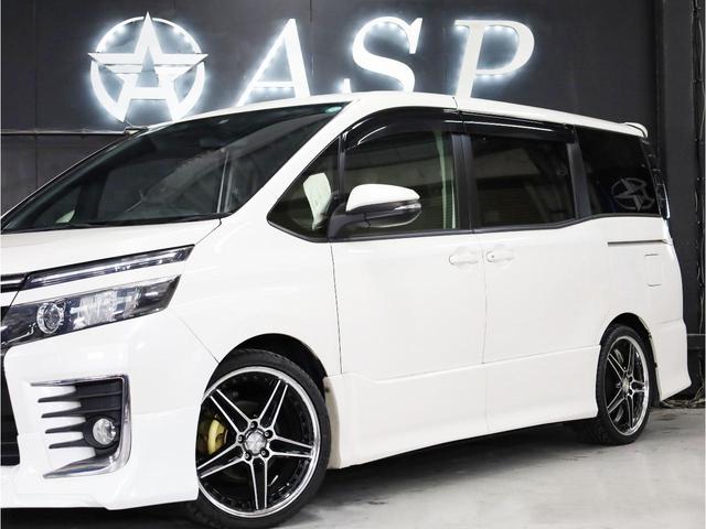 ヴォクシー ＺＳ　両側自動スライドドア　純正９型ＳＤナビ　ＷＯＲＫランベック１９インチＡＷ　ローダウンサス　フロントスポイラー　地デジフルセグ　バックカメラ　スマートキー　ＬＥＤヘッドライト（8枚目）