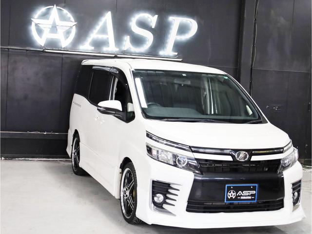 ヴォクシー ＺＳ　両側自動スライドドア　純正９型ＳＤナビ　ＷＯＲＫランベック１９インチＡＷ　ローダウンサス　フロントスポイラー　地デジフルセグ　バックカメラ　スマートキー　ＬＥＤヘッドライト（11枚目）