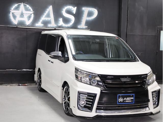 ヴォクシー ＺＳ　煌ＩＩ　Ｍ’ｚ　ＳＰＥＥＤエアロ／マフラー　両側自動スライドア　アルパイン１０型ナビ　ＷＯＲＫシュヴァ―ト１９ＡＷ　ローダウン　黒革調シートカバー　地デジフルセグ　アルパイン後席モニター　バックカメラ（11枚目）