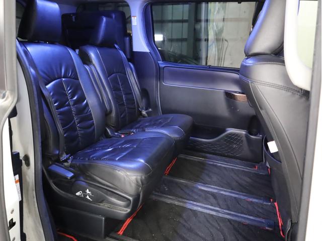 ヴォクシー ＺＳ　煌ＩＩ　Ｍ’ｚ　ＳＰＥＥＤエアロ／マフラー　両側自動スライドア　アルパイン１０型ナビ　ＷＯＲＫシュヴァ―ト１９ＡＷ　ローダウン　黒革調シートカバー　地デジフルセグ　アルパイン後席モニター　バックカメラ（34枚目）