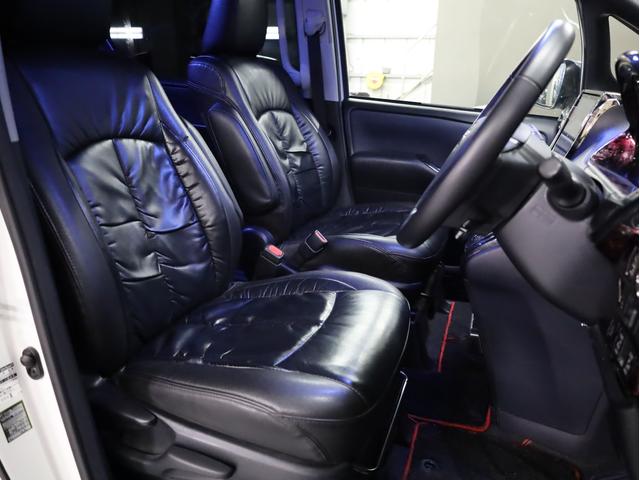 ヴォクシー ＺＳ　煌ＩＩ　Ｍ’ｚ　ＳＰＥＥＤエアロ／マフラー　両側自動スライドア　アルパイン１０型ナビ　ＷＯＲＫシュヴァ―ト１９ＡＷ　ローダウン　黒革調シートカバー　地デジフルセグ　アルパイン後席モニター　バックカメラ（40枚目）