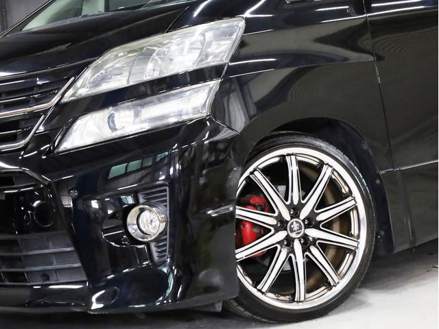 ヴェルファイア ２．４Ｚ　プラチナセレクションＩＩ　サンルーフ　両側自動スライドドア　純正メーカーナビ　ＷＯＲＫデュランダル２０インチＡＷ　ローダウン　地デジフルセグ　バックカメラ　スマートキー　黒革調シートカバー　クリアランスソナー（6枚目）