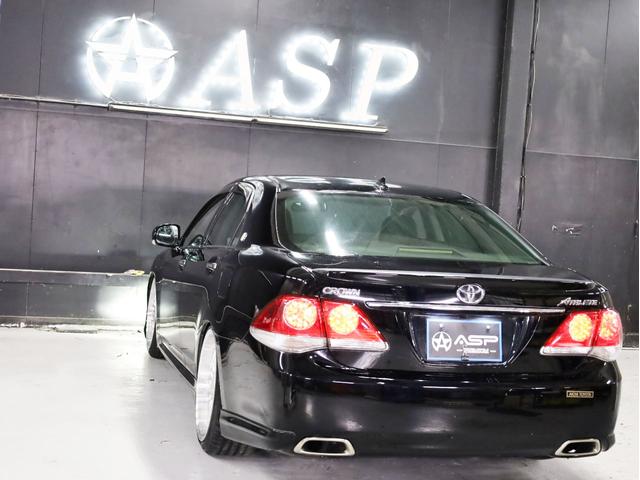 クラウン アスリート　後期型　ＡＭＥシュタイナー２０インチＡＷ　新品フルタップ車高調　エアロパーツ　純正メーカーナビ　地デジフルセグ　バックカメラ　スマートキー　パワーシート　ＨＩＤライト　クルーズコントロール（25枚目）