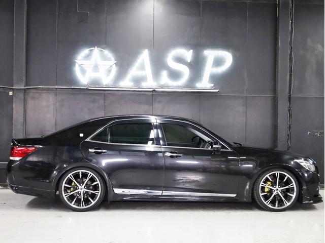クラウン アスリートＳ　ＷＯＲＫシュヴァート２０インチＡＷ　新品フルタップ車高調　エアロパーツ　純正メーカーナビ　地デジフルセグ　バックカメラ　スマートキー　パワーシート　クルーズコントロール（15枚目）