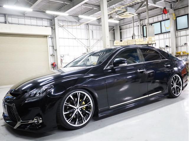 マークＸ ２５０Ｇ　Ｓパッケージリラックスセレクション　Ｇ’ｓ仕様バンパー　ＷＯＲＫシュヴァート１９インチＡＷ　フルタップ車高調　三眼ヘッドライト　イクリプスＨＤＤナビ　地デジフルセグ　バックカメラ　スマートキー　パワーシート　パドルシフト（51枚目）
