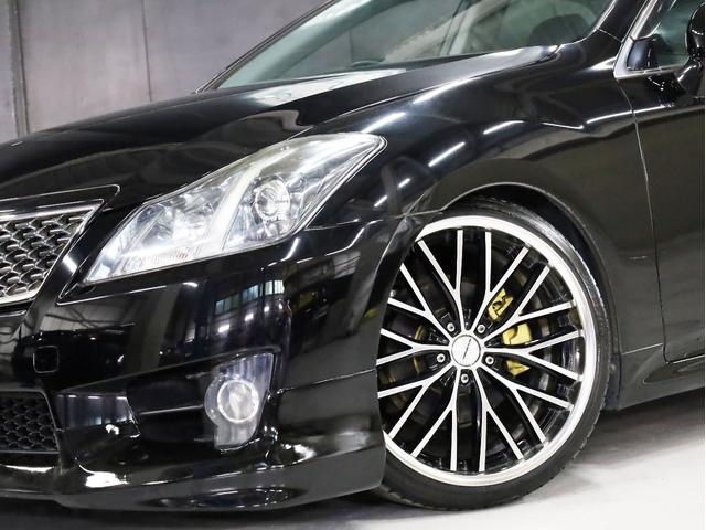 クラウン ２．５アスリート　後期型　Ｗｅｄｓマーベリック２０インチＡＷ　新品フルタップ車高調　エアロパーツ　純正メーカーナビ　地デジフルセグ　バックカメラ　スマートキー　パワーシート　ＨＩＤライト　クルーズコントロール（6枚目）