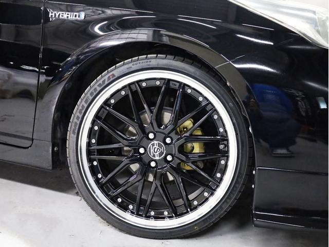 プリウス Ｓ　後期型　ワンオーナー車　ＡＭＥシュタイナー１９インチＡＷ　ローダウンサス　エアロパーツ　純正ＳＤナビ　地デジＴＶ　バックカメラ　スマートキー　ＨＩＤライト（49枚目）