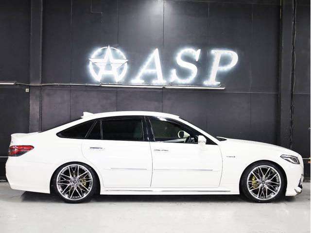 クラウンハイブリッド ＲＳアドバンス　白革エアーシート　Ｋｒａｎｚｅ２０インチＡＷ　新品ＴＥＩＮ車高調　モデリスタエアロ　ＬＥＤライト　純正メーカーナビ　地デジフルセグ　バックカメラ　スマートキー　クリアランスソナー（15枚目）