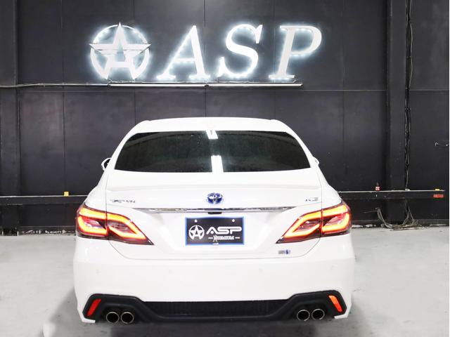 クラウンハイブリッド ＲＳアドバンス　白革エアーシート　Ｋｒａｎｚｅ２０インチＡＷ　新品ＴＥＩＮ車高調　モデリスタエアロ　ＬＥＤライト　純正メーカーナビ　地デジフルセグ　バックカメラ　スマートキー　クリアランスソナー（23枚目）