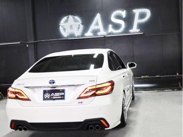クラウンハイブリッド ＲＳアドバンス　白革エアーシート　Ｋｒａｎｚｅ２０インチＡＷ　新品ＴＥＩＮ車高調　モデリスタエアロ　ＬＥＤライト　純正メーカーナビ　地デジフルセグ　バックカメラ　スマートキー　クリアランスソナー（24枚目）