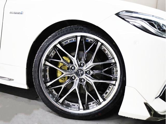 クラウンハイブリッド ＲＳアドバンス　白革エアーシート　Ｋｒａｎｚｅ２０インチＡＷ　新品ＴＥＩＮ車高調　モデリスタエアロ　ＬＥＤライト　純正メーカーナビ　地デジフルセグ　バックカメラ　スマートキー　クリアランスソナー（53枚目）
