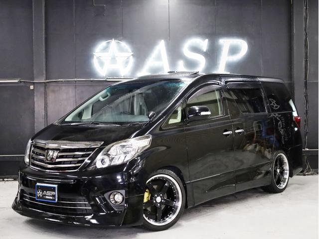 アルファード 240S タイプゴールド 後期型 サンルーフ イクリプス9型ナビ 両側自動スライドドア BADXロクサーニ20インチAW 車高調 エアロパーツ 地デジフルセグ バックカメラ スマートキー HIDライト クリアランスソナー(4枚目)