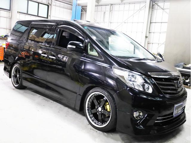 アルファード 240S タイプゴールド 後期型 サンルーフ イクリプス9型ナビ 両側自動スライドドア BADXロクサーニ20インチAW 車高調 エアロパーツ 地デジフルセグ バックカメラ スマートキー HIDライト クリアランスソナー(53枚目)