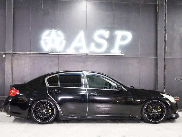 スカイライン 250GT タイプS 後期型 RAYSホムラ20インチAW 新品フルタップ車高調 フロントスポイラー 純正メーカーナビ 地デジフルセグ バックカメラ スマートキー パドルシフト HIDライト(11枚目)