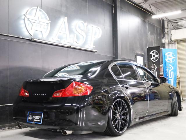 スカイライン 250GT タイプS 後期型 RAYSホムラ20インチAW 新品フルタップ車高調 フロントスポイラー 純正メーカーナビ 地デジフルセグ バックカメラ スマートキー パドルシフト HIDライト(15枚目)