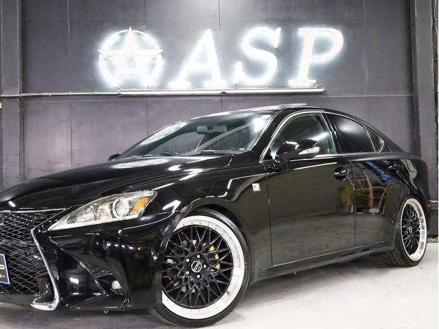 IS IS250 Fスポーツ サンルーフ ブラックハーフレザー シートヒーター スピンドルバンパー AMEシュタイナー20インチAW 新品フルタップ車高調 純正メーカーナビ 地デジフルセグ バックカメラ スマートキー パドルシフト(8枚目)