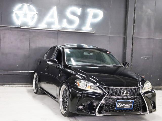 IS IS250 Fスポーツ サンルーフ ブラックハーフレザー シートヒーター スピンドルバンパー AMEシュタイナー20インチAW 新品フルタップ車高調 純正メーカーナビ 地デジフルセグ バックカメラ スマートキー パドルシフト(11枚目)