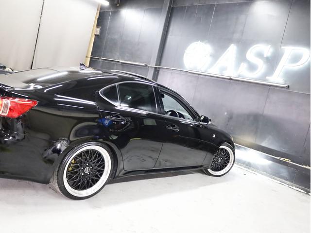 IS IS250 Fスポーツ サンルーフ ブラックハーフレザー シートヒーター スピンドルバンパー AMEシュタイナー20インチAW 新品フルタップ車高調 純正メーカーナビ 地デジフルセグ バックカメラ スマートキー パドルシフト(26枚目)