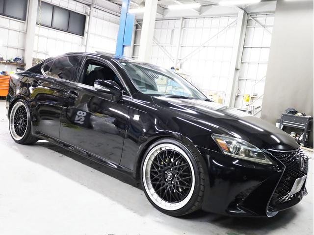 IS IS250 Fスポーツ サンルーフ ブラックハーフレザー シートヒーター スピンドルバンパー AMEシュタイナー20インチAW 新品フルタップ車高調 純正メーカーナビ 地デジフルセグ バックカメラ スマートキー パドルシフト(50枚目)