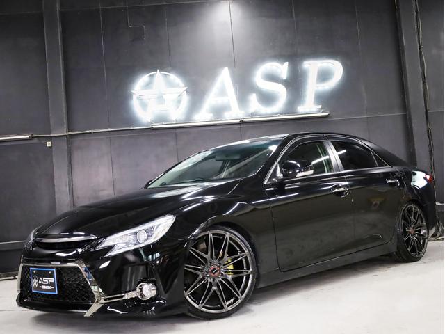 マークＸ ２５０Ｇ　Ｇ’ｓ仕様バンパー　ＢＡＤＸロクサーニ２０インチＡＷ　新品フルタップ車高調　純正ＳＤナビ　地デジＴＶ　バックカメラ　スマートキー　パワーシート　ＨＩＤライト（5枚目）