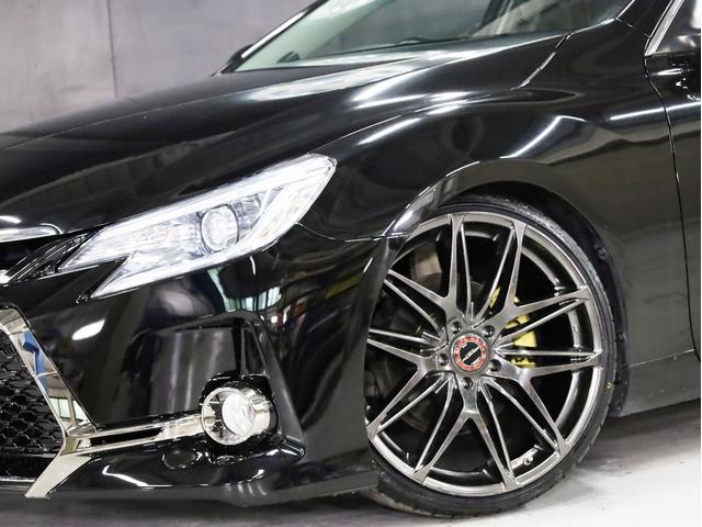 マークＸ ２５０Ｇ　Ｇ’ｓ仕様バンパー　ＢＡＤＸロクサーニ２０インチＡＷ　新品フルタップ車高調　純正ＳＤナビ　地デジＴＶ　バックカメラ　スマートキー　パワーシート　ＨＩＤライト（6枚目）
