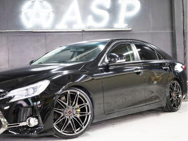 マークＸ ２５０Ｇ　Ｇ’ｓ仕様バンパー　ＢＡＤＸロクサーニ２０インチＡＷ　新品フルタップ車高調　純正ＳＤナビ　地デジＴＶ　バックカメラ　スマートキー　パワーシート　ＨＩＤライト（8枚目）