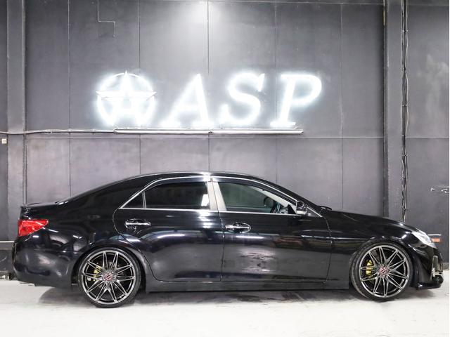 マークＸ ２５０Ｇ　Ｇ’ｓ仕様バンパー　ＢＡＤＸロクサーニ２０インチＡＷ　新品フルタップ車高調　純正ＳＤナビ　地デジＴＶ　バックカメラ　スマートキー　パワーシート　ＨＩＤライト（15枚目）