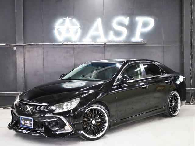 マークＸ ２５０Ｇ　リラックスセレ・ブラックレザーリミテッド　ＲＤＳ仕様　ＢＡＤＸロクサーニ２０インチＡＷ　ローダウン　社外エアロパーツ　ＬＥＤヘッドライト　ブラックレザーシートヒータ　純正ＳＤナビ　地デジフルセグ　バックカメラ　スマートキー　パワーシート（4枚目）