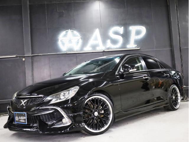 マークＸ ２５０Ｇ　リラックスセレ・ブラックレザーリミテッド　ＲＤＳ仕様　ＢＡＤＸロクサーニ２０インチＡＷ　ローダウン　社外エアロパーツ　ＬＥＤヘッドライト　ブラックレザーシートヒータ　純正ＳＤナビ　地デジフルセグ　バックカメラ　スマートキー　パワーシート（5枚目）