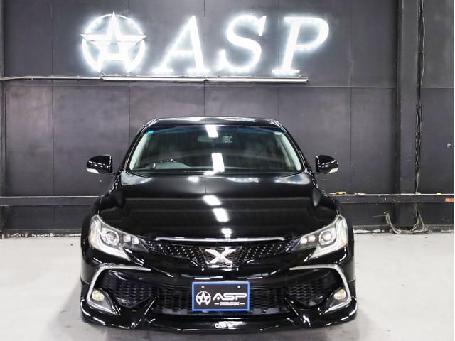 マークＸ ２５０Ｇ　リラックスセレ・ブラックレザーリミテッド　ＲＤＳ仕様　ＢＡＤＸロクサーニ２０インチＡＷ　ローダウン　社外エアロパーツ　ＬＥＤヘッドライト　ブラックレザーシートヒータ　純正ＳＤナビ　地デジフルセグ　バックカメラ　スマートキー　パワーシート（9枚目）