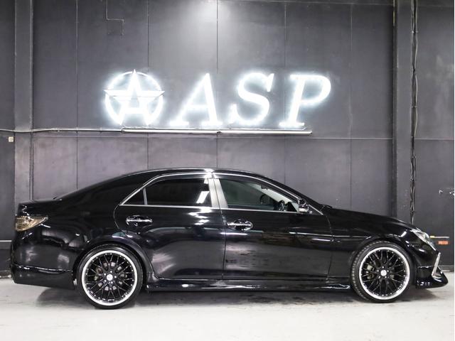 マークＸ ２５０Ｇ　リラックスセレ・ブラックレザーリミテッド　ＲＤＳ仕様　ＢＡＤＸロクサーニ２０インチＡＷ　ローダウン　社外エアロパーツ　ＬＥＤヘッドライト　ブラックレザーシートヒータ　純正ＳＤナビ　地デジフルセグ　バックカメラ　スマートキー　パワーシート（15枚目）