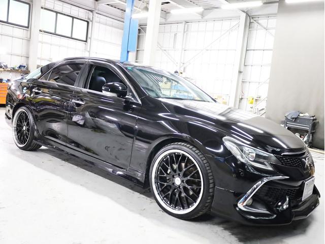 マークＸ ２５０Ｇ　リラックスセレ・ブラックレザーリミテッド　ＲＤＳ仕様　ＢＡＤＸロクサーニ２０インチＡＷ　ローダウン　社外エアロパーツ　ＬＥＤヘッドライト　ブラックレザーシートヒータ　純正ＳＤナビ　地デジフルセグ　バックカメラ　スマートキー　パワーシート（50枚目）