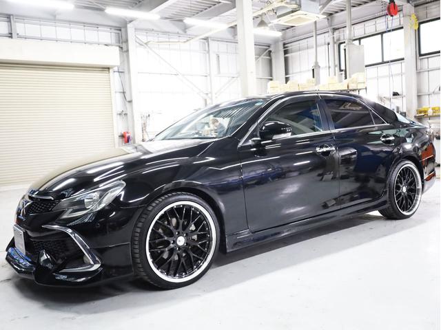 マークＸ ２５０Ｇ　リラックスセレ・ブラックレザーリミテッド　ＲＤＳ仕様　ＢＡＤＸロクサーニ２０インチＡＷ　ローダウン　社外エアロパーツ　ＬＥＤヘッドライト　ブラックレザーシートヒータ　純正ＳＤナビ　地デジフルセグ　バックカメラ　スマートキー　パワーシート（51枚目）