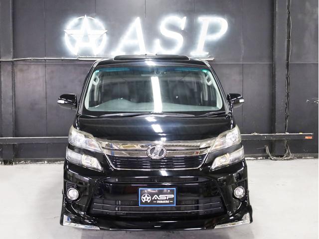 ヴェルファイア 2.4Z ゴールデンアイズ 後期型 サンルーフ 両側自動スライドドア BADXロクサーニ20インチAW ローダウン エアロパーツ ディスプレイオーディオ バックカメラ スマートキー HIDライト クリアランスソナー(9枚目)