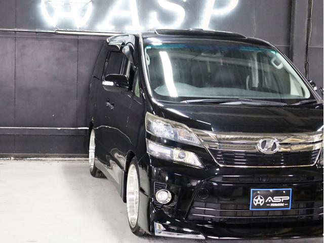 ヴェルファイア 2.4Z ゴールデンアイズ 後期型 サンルーフ 両側自動スライドドア BADXロクサーニ20インチAW ローダウン エアロパーツ ディスプレイオーディオ バックカメラ スマートキー HIDライト クリアランスソナー(12枚目)