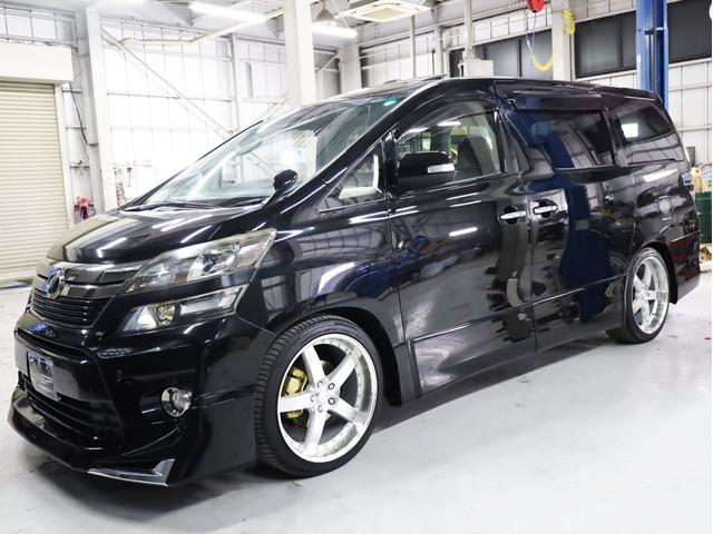 ヴェルファイア 2.4Z ゴールデンアイズ 後期型 サンルーフ 両側自動スライドドア BADXロクサーニ20インチAW ローダウン エアロパーツ ディスプレイオーディオ バックカメラ スマートキー HIDライト クリアランスソナー(53枚目)