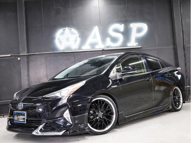 プリウス S アルパインビッグXナビ BADXロクサーニ19インチAW ローダウン フルエアロ LEDヘッドライト 地デジフルセグ バックカメラ スマートキー(5枚目)