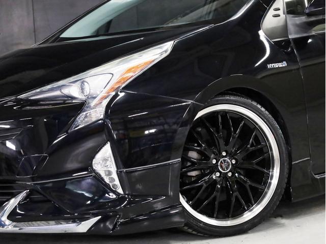 プリウス S アルパインビッグXナビ BADXロクサーニ19インチAW ローダウン フルエアロ LEDヘッドライト 地デジフルセグ バックカメラ スマートキー(6枚目)