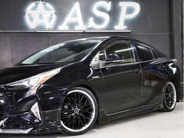 プリウス S アルパインビッグXナビ BADXロクサーニ19インチAW ローダウン フルエアロ LEDヘッドライト 地デジフルセグ バックカメラ スマートキー(8枚目)