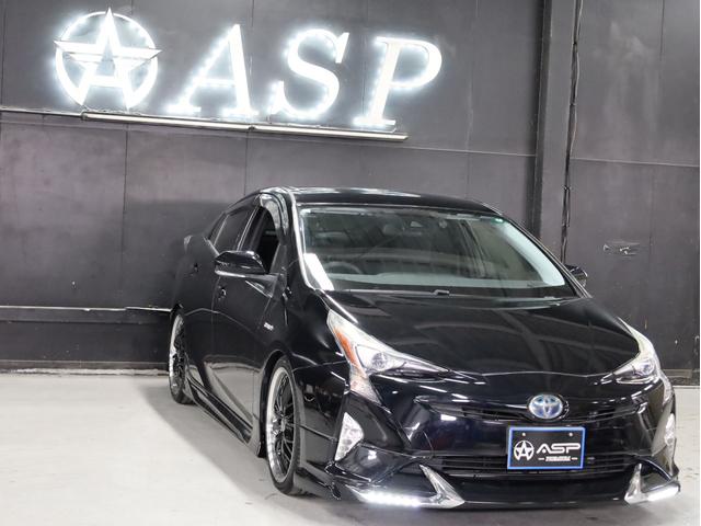 プリウス S アルパインビッグXナビ BADXロクサーニ19インチAW ローダウン フルエアロ LEDヘッドライト 地デジフルセグ バックカメラ スマートキー(11枚目)