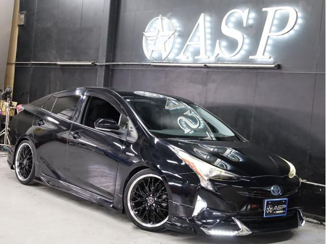 プリウス S アルパインビッグXナビ BADXロクサーニ19インチAW ローダウン フルエアロ LEDヘッドライト 地デジフルセグ バックカメラ スマートキー(16枚目)