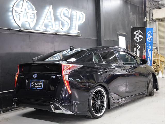 プリウス S アルパインビッグXナビ BADXロクサーニ19インチAW ローダウン フルエアロ LEDヘッドライト 地デジフルセグ バックカメラ スマートキー(18枚目)