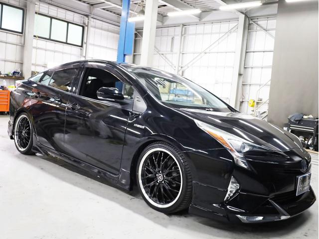 プリウス S アルパインビッグXナビ BADXロクサーニ19インチAW ローダウン フルエアロ LEDヘッドライト 地デジフルセグ バックカメラ スマートキー(50枚目)